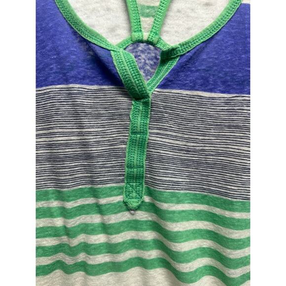 Y2K Unionbay Striped Racerback Tank Top – Size Small - Picture 2 of 8